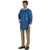 Lab Jacket LabMates® Blue Medium Hip Length Disposable,73058  (10/BG)