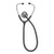Clinician Stethoscope Veridian Black 1-Tube 25 Inch Tube Double Sided Chestpiece (M-1226086)