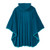 Shower Cape with Hood Silverts® Caribbean Blue One Size Fits Most Front Opening Snap Closure Unisex (M-1227203)