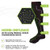 Compression Socks Green Drop™ Knee High Large / X-Large Black Closed Toe (M-1230637)