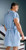 Patient Exam Gown Medium / Large Blue Disposable (M-153061)