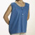 Exam Vest Blue / White One Size Fits Most Front Opening Snap Closure Unisex (M-247349)