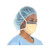 Surgical Mask with Eye Shield FluidShield Anti-fog Foam Pleated Tie Closure One Size Fits Most Orange NonSterile ASTM Level 3 Adult (M-282581)