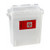 Sharps Container Bemis™ Sentinel Translucent Base 10 H X 5-1/4 W X 11 D Inch Horizontal Entry 1.25 Gallon (M-298929)