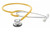 Clinician Stethoscope Proscope™ 675 Yellow 1-Tube 21 Inch Tube Double Sided Chestpiece (M-352204)