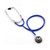 General Exam Stethoscope McKesson Royal Blue 1-Tube 22 Inch Tube Double Sided Chestpiece (M-363748)