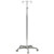 IV Stand Floor Stand McKesson 2-Hook 5-Legs, Dual-Wheel Nylon Casters, Cast Aluminum Base (M-407331)