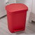 Trash Can McKesson 32 Quart Rectangular Red Plastic Step On (M-553984)