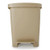 Trash Can McKesson 32 Quart Rectangular Beige Plastic Step On (M-553985)