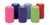 Cohesive Bandage CoFlex®·LF2 1 Inch X 5 Yard Self-Adherent Closure Neon Pink / Blue / Purple / Light Blue / Neon Green / Red NonSterile 20 lbs. Tensile Strength (M-642812)