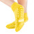 Slipper Socks Pillow Paws® Risk Alert® Terries™ One Size Fits Most Yellow Ankle High (M-700488)