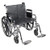 Bariatric Wheelchair drive™ Sentra EC Heavy Duty Dual Axle Full Length Arm Swing-Away Footrest Black Upholstery 24 Inch Seat Width Adult 450 lbs. Weight Capacity (M-804753)