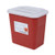 Sharps Container McKesson Prevent® Red Base 10-1/4 H X 7 W X 10-1/2 D Inch Horizontal Entry 2 Gallon (M-855063)