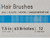 Hairbrush McKesson Plastic Bristles 7.7 Inch (M-864667)
