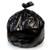 Trash Bag Colonial Bag 50 gal. Black LLDPE 1.25 mil 44 X 55 Inch X-Seal Bottom Flat Pack (M-900132)