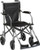 Transport Chair Travelite 18 Inch Seat Width Desk Length / Flip Back / Padded Arm 250 lbs. Weight Capacity Gum Metal Upholstery (M-920640)