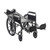Silver Sport Full-Reclining Wheelchair, Full Arms, 18" Seat
