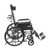 Silver Sport Full-Reclining Wheelchair, Full Arms, 18" Seat