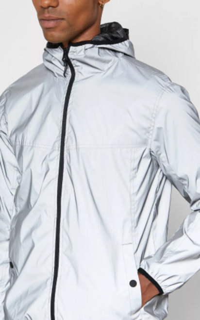 Lightweight hooded jacket Reflective