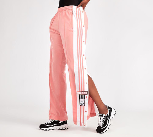 pink adidas snap pants