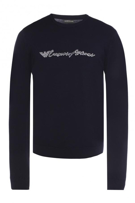 Emporio Armani Men's sweater بلوفر in Black