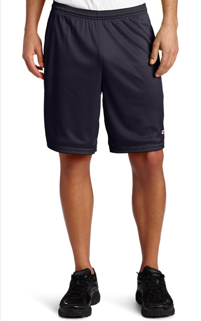 Champion Men's Long Mesh Short with Pockets Navy