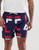 FILA Swim Shorts with All Over Print in Navy  شورت سباحة