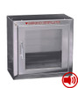 Standard Size Stainless Steel AED Wall Cabinet with Audible Alarm