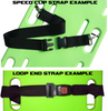 Ferno NAJO Lite Spineboard - 5 Colors straps with pins vs. no pins