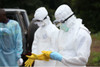 Ebola Virus Protection Kit in use