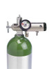 Aluminum Oxygen Regulator - 0-25 LPM (1 Barb) on Cylinder