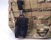 Military Molle Universal Keychain with device attached