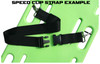 Nylon 2 pc. Metal Buckle & Brass Speed Clip Spineboard Strap - 7'