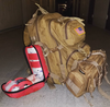 Military Elite Tactical Trauma First Aid Backpack Image shown with Rapid Response Bag and Basic Ifak Bag