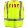 Occunomix DOR Public Safety Fire Mesh Vest - H Back - Rear View