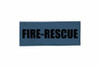 Fire-Rescue Velcro ID Placard Color Navy Blue