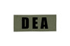 DEA Velcro ID Placard Olive Drab