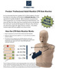 Prestan Manikin Medium Skin Tone with CPR Monitor (4 PACK) - Adult specification sheet