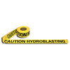 "Caution Hyrdoblasting" - Barricade Tape