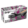 GripProtect Precise BLACK Nitrile Exam Gloves - 3.5 Mil