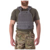 5.11 TacTec Plate Carrier - Gray - Front