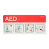 Philips AED Awareness Sign Bundle - Red (card)