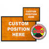 Custom Dynamic Vest Placard - Orange