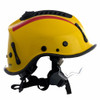 Pacific R6V Dominator Lightweight Multi-Purpose Helmet YELLOW SIDE