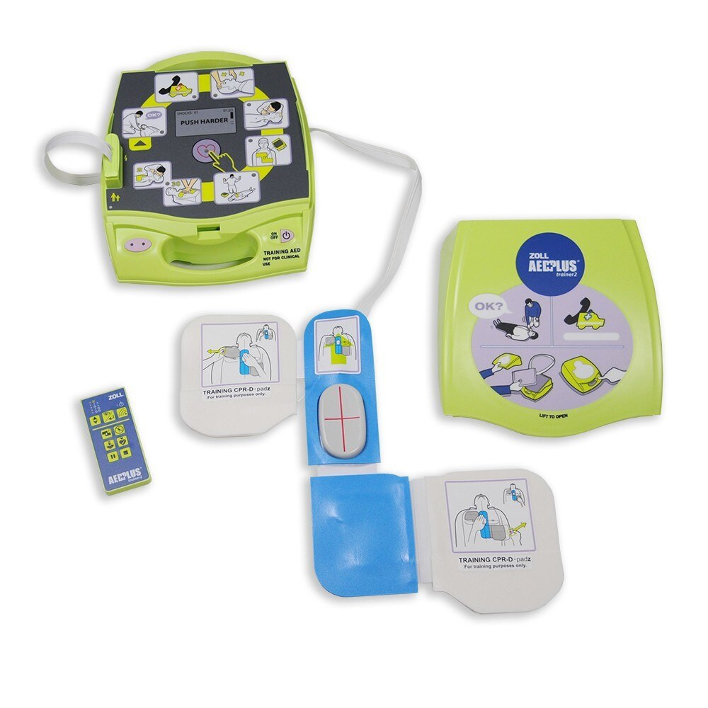Zoll AED Plus Trainer2 Automated External Defibrillator Live Action