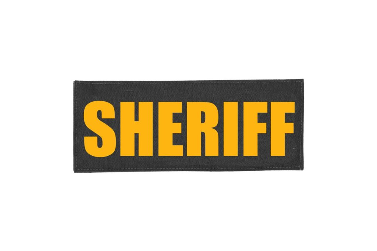 VELCRO® BRAND Fastener Morale HOOK SHERIFF County PD Cop Patches 3 3/4x1