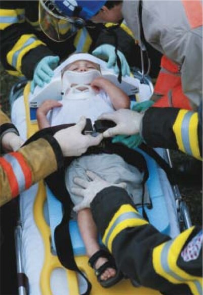 Laerdal BaXstrap Spineboard Yellow Live Action Safety