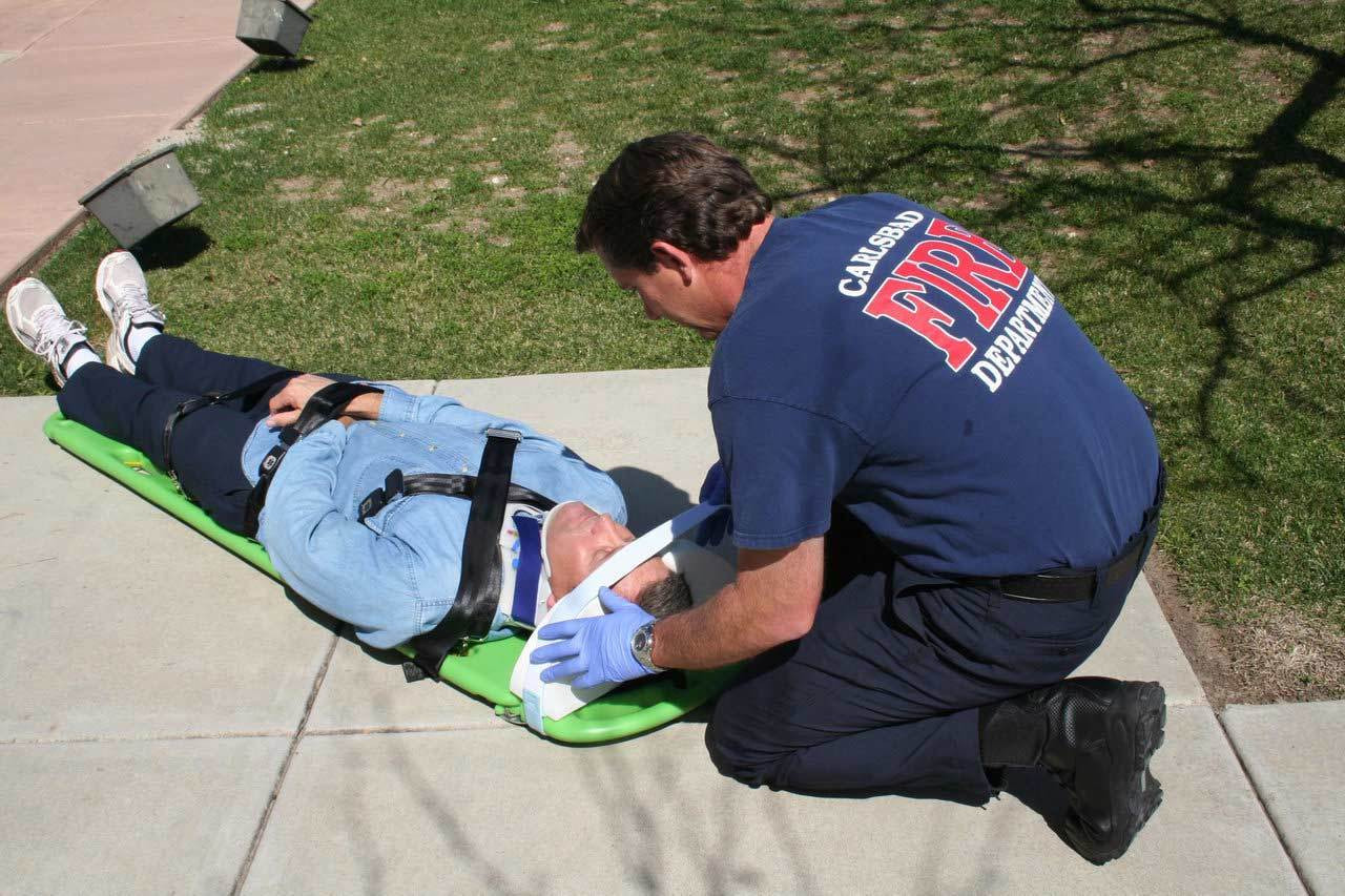 Hartwell Combicarrier II Spineboard Scoop Stretcher Live Action Safety