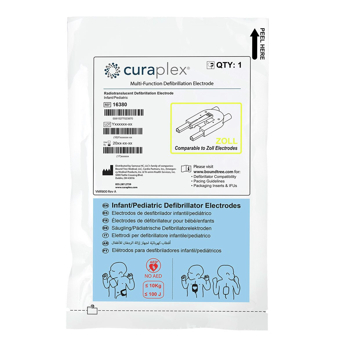Curaplex Multi-Function Defibrillator Pads for Zoll | Live Action
