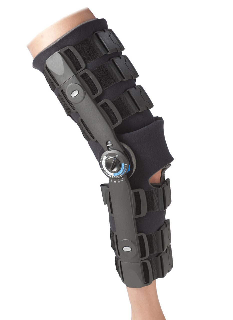 Curad Cool Post-Op Hinged Knee Brace